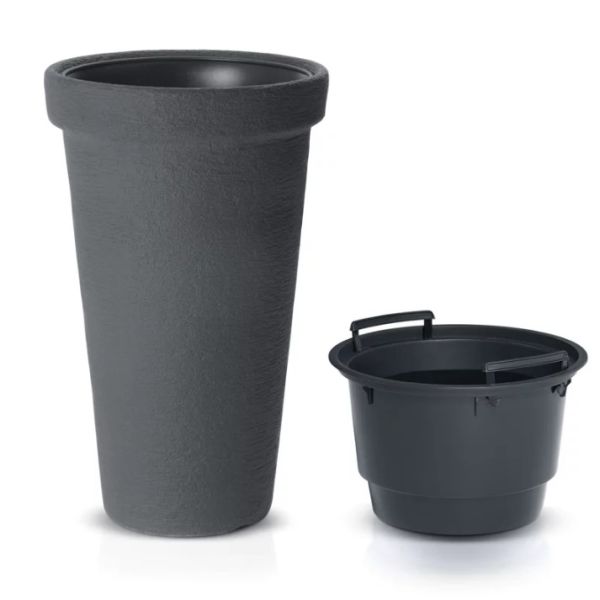 Горщик для квітів Prosperplast Classic Tower 48см Антрацит