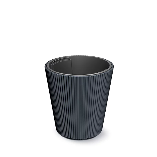 Горщик для квітів Prosperplast Milly 30см. Антрацит