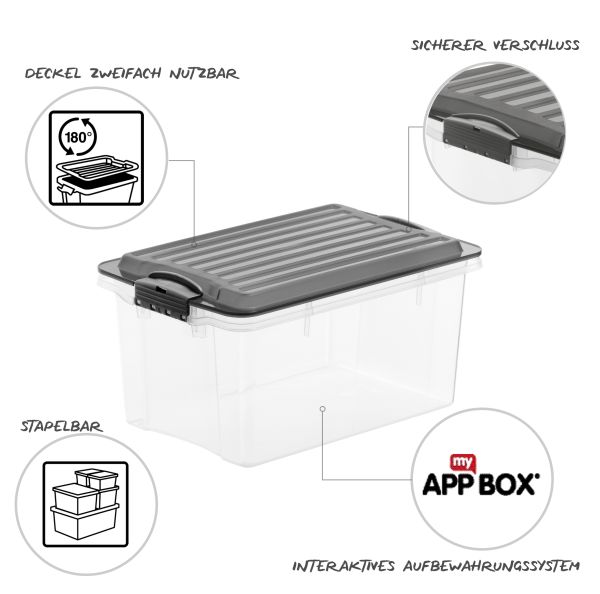 Скринька для зберігання Rotho Compact А5, 4,5л