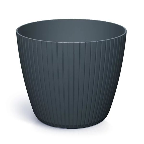 Горщик для квітів Prosperplast Lamia 34 см Антрацит