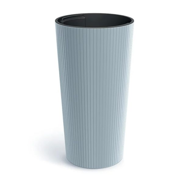 Горщик для квітів Prosperplast Lamia Slim 30см. Світло-сірий