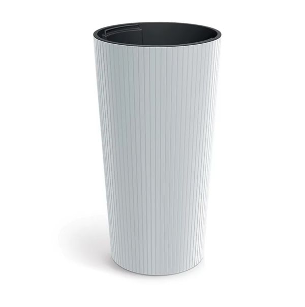 Горщик для квітів Prosperplast Lamia Slim 20см. Білий