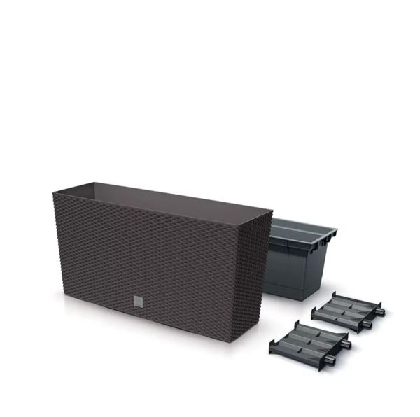 Горщик для квітів Prosperplast терасовий Rato Case Middle 80см Коричневий