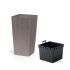 Горщик для квітів RATO Square 24 см, H-45 см Мокка
