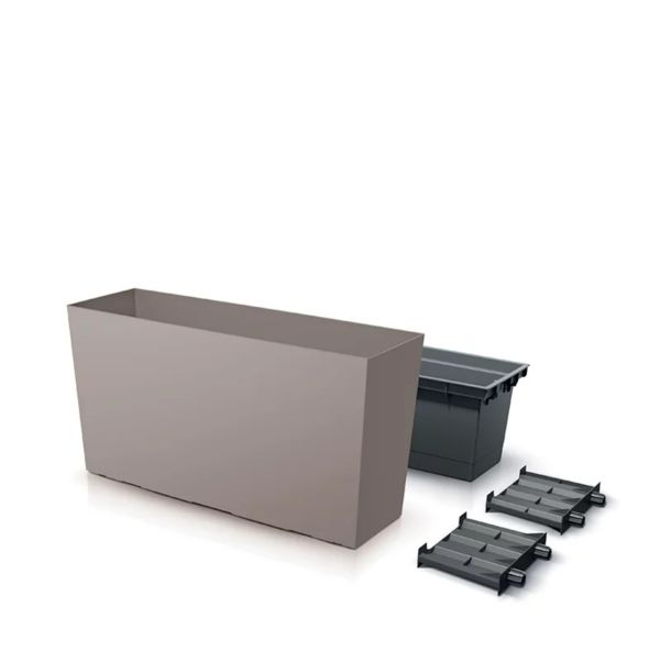 Горщик для квітів Prosperplast терасовий Urbi Case Middle 80см Мокка