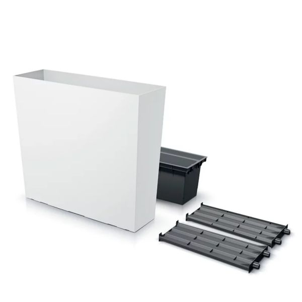 Горшок для цветов Prosperplast террасовый Urbi Case Tower 80см Белый