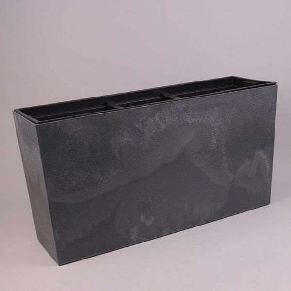 Горщик для квітів терасовий Urbi Case Beton Effect Middle 80см Маренго