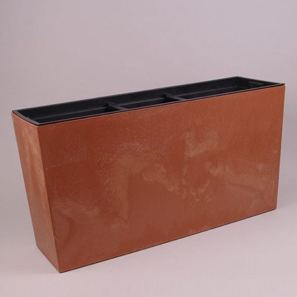 Горщик для квітів терасовий Urbi Case Beton Effect Middle 80см Терра-мармуровий