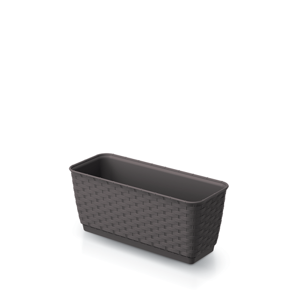 Балконний ящик Ratolla P 30см Коричневий