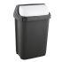 Сміттєвий контейнер Keeeper "ROLLTOP" 10л графіт