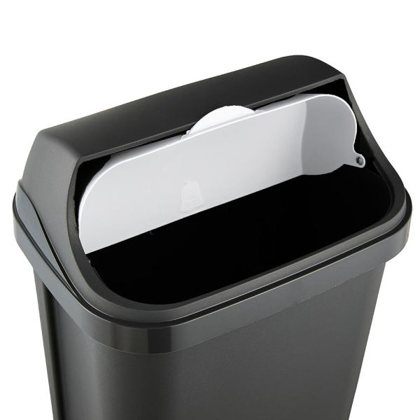 Сміттєвий контейнер Keeeper "ROLLTOP" 10л графіт