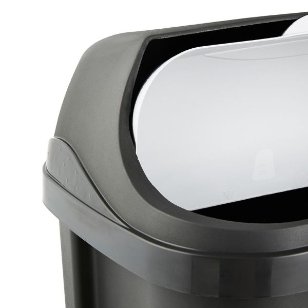 Сміттєвий контейнер Keeeper "ROLLTOP" 50л графіт