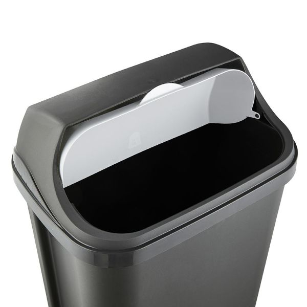 Сміттєвий контейнер Keeeper "ROLLTOP" 50л графіт
