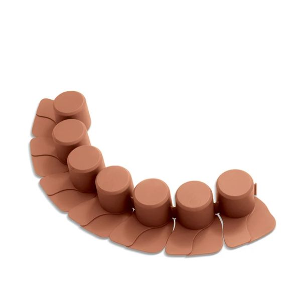 Бордюр садовий Palisada ogrodowa теракотовий 4.05м.