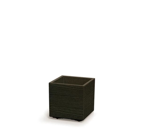Горщик для квітів на роликах Prosperplast Madera Square ECO 30 см. Кава