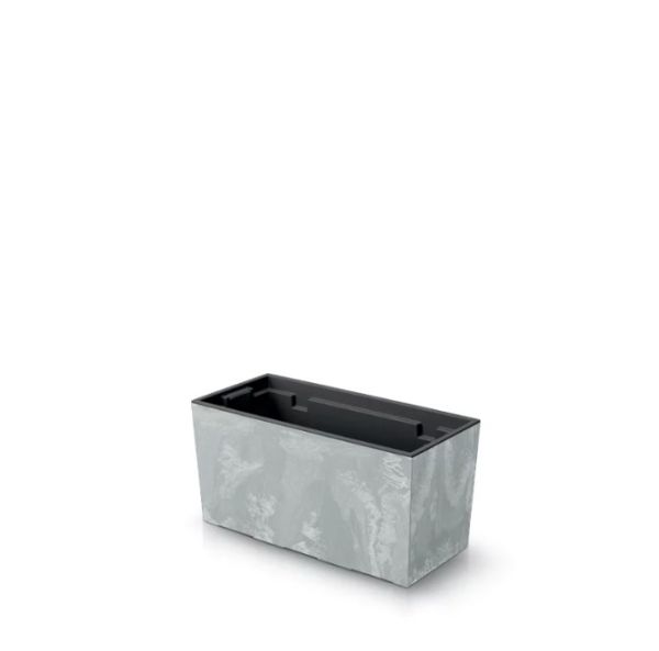 Балконний ящик Prosperplast Urbi Case Beton Effect 40см із вкладишем Бетон