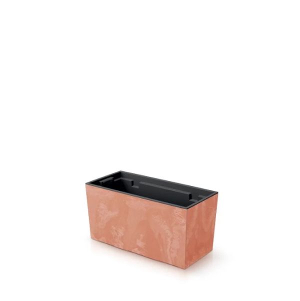 Балконний ящик Prosperplast Urbi Case Beton Effect 40см з вкладишем Терра-мармуровий