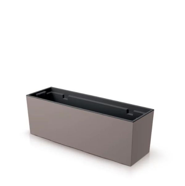 Балконний ящик Urbi Case 60см із вкладишем Мокка