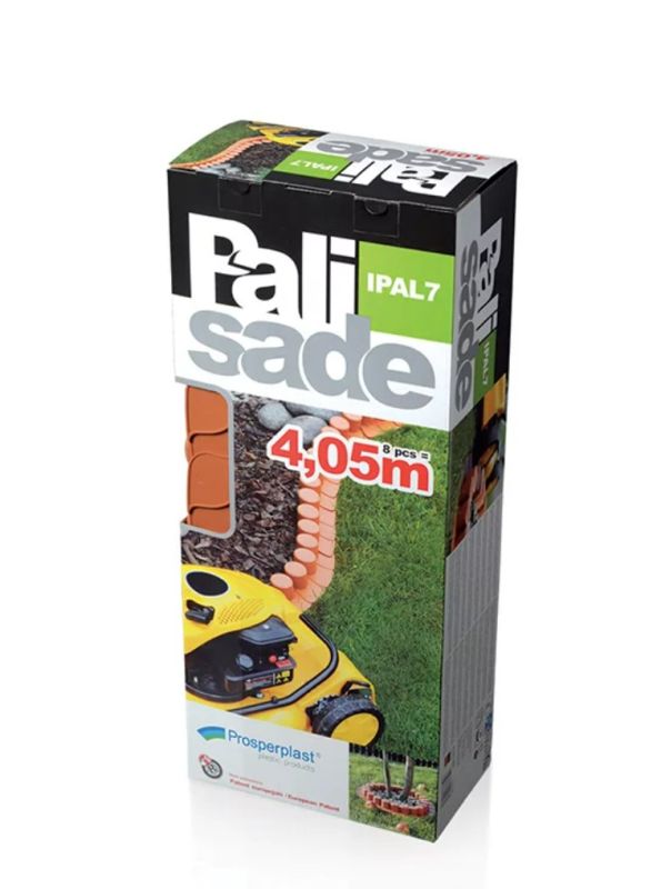 Бордюр садовий Palisada ogrodowa теракотовий 4.05м.