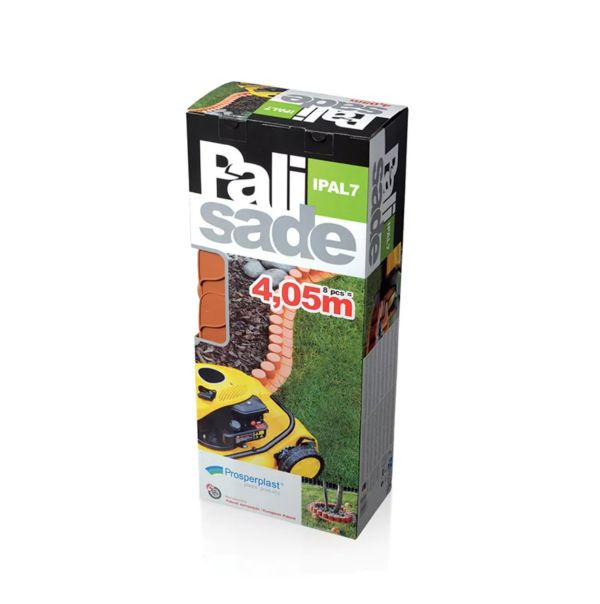 Бордюр садовий Palisada ogrodowa коричневий 4.05м.