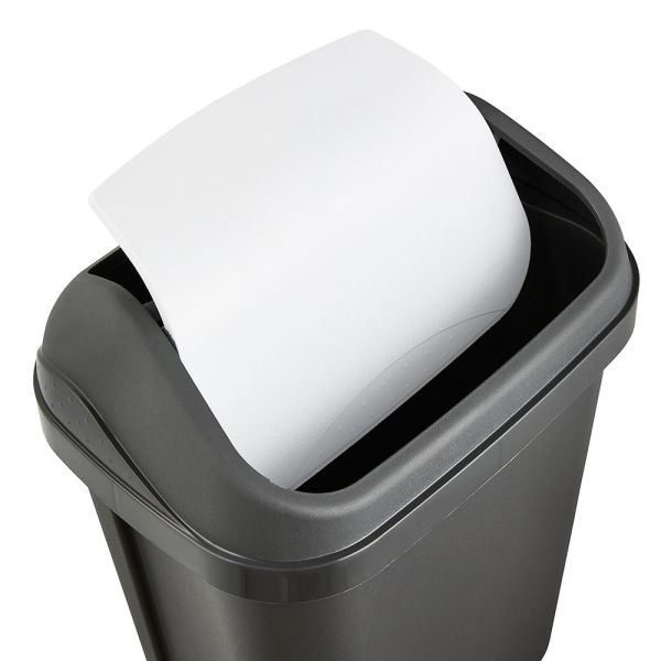 Сміттєвий контейнер Keeeper "SWING BIN" 10л графіт