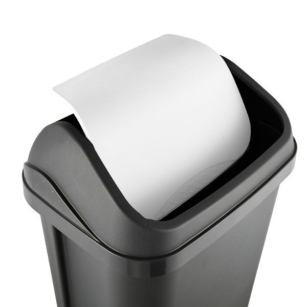 Сміттєвий контейнер Keeeper "SWING BIN" 25л графіт