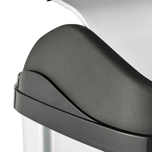 Сміттєвий контейнер Keeeper "SWING BIN" 50л срібло