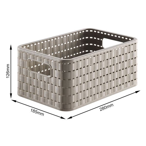 Ящик для зберігання А5 COUNTRY 6л Капучіно